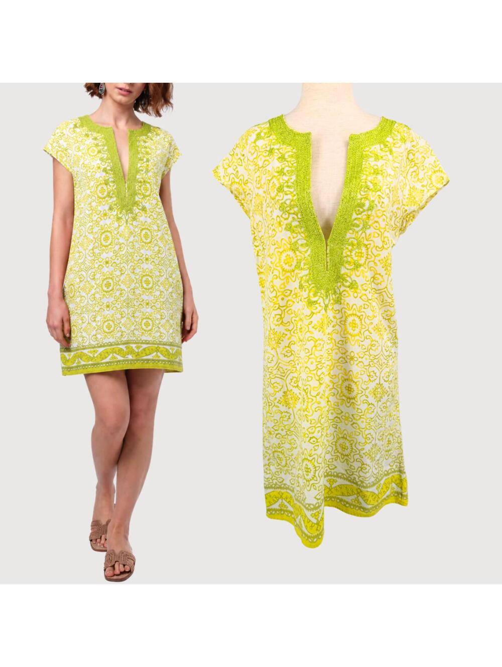 Calypso St. Barth Rowena Tunic Dress S